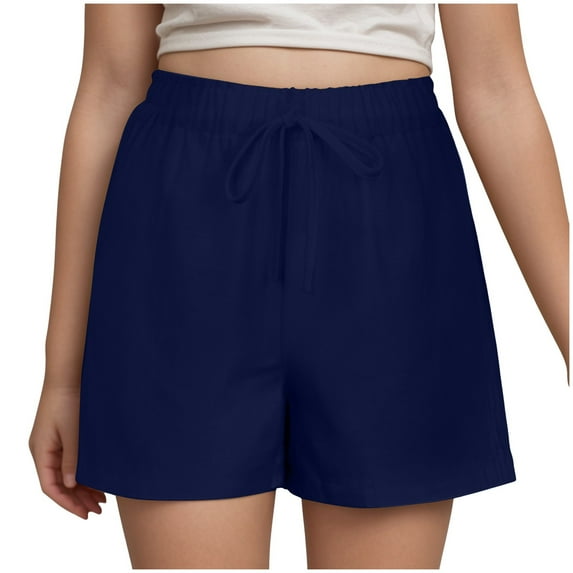 Zshosam Jorts Girls Unisex Toddler Baby Shorts Ruffle Cotton Short One-Pack Size 9T 10T,(Dark Blue 9-10 Years)