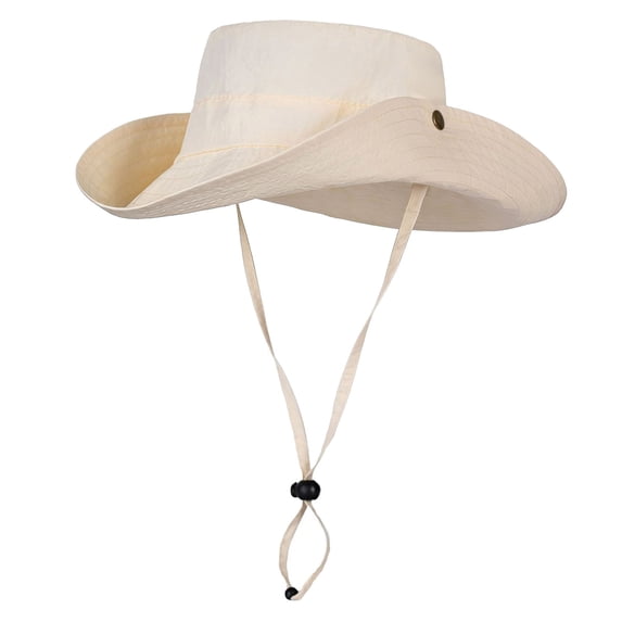 Zshosam Kids Beach Hat Baby Sun Hat Toddler Beach Hats with UPF 50+ Sun Protection Wide Brim Girls Bucket Hat Size 3T 10T,(Beige 3-10 Years)