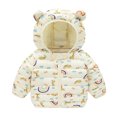 thumbnail image 1 of Zshosam Kids Boys Coats Winter Toddler Down Jacket Removable Hooded Windproof Snow Winter Coat Outwear Size 3T 4T,(White 3-4 Years), 1 of 3