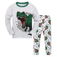 thumbnail image 1 of Zshosam Kids Clothes Boys Kids Unisex Girls & Boys Soft Comfy Sleepwear Pajamas 2pcs Set Size 5T 6T,(Grey 5-6 Years), 1 of 4