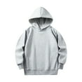 thumbnail image 1 of Zshosam Kids Hoodie for Girls Girls Long Sleeve Hoodie Toddler to Big Kid Size 4T 5T,(Grey 4-5 Years), 1 of 3