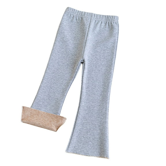 Zshosam Kids Leggings Girls Leggings Tights for Toddler Kids Stretchy Soft Yoga Pants Full Length Pull On Fall Winter Size 5T 6T,(GY2 5-6 Years)