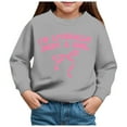 thumbnail image 1 of Zshosam Kids Sweatshirts Girls Toddler Baby Boy Girl Outfit Sweatshirt Crewneck Long Sleeve Pullover Shirts Tops,Grey 3 Years, 1 of 4