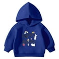 thumbnail image 1 of Zshosam Kids Sweatshirts Hoodies Boys Hoodie Pullover Popular Casual Long Sleeve Comfortable Winter Wear for Children Size 2T 3T,(Blue 2-3 Years), 1 of 7