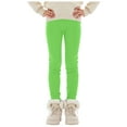 thumbnail image 1 of Zshosam Leggings for Toddler Girls Toddler Baby Girls Winter Fleece Lined Leggings Knit Thick Warm Full Length Tights Basic Pants Size 11T 12T,(Green 11-12 Years), 1 of 7