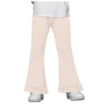 thumbnail image 1 of Zshosam Little Girl Pants Sweat Pants for Girls Fashion Baggy Sweatpants Joggers Winter Warm Kids Pants Size 5T 6T ,(Khaki 5-6 Years), 1 of 9