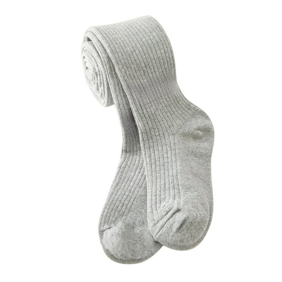 Zshosam Little Girl Warm Tights Tights for Girls Opaque Soft Pantyhose Ballet Dance Panty Footed Tights Size 4T 6T,(Grey 4-6 Years)