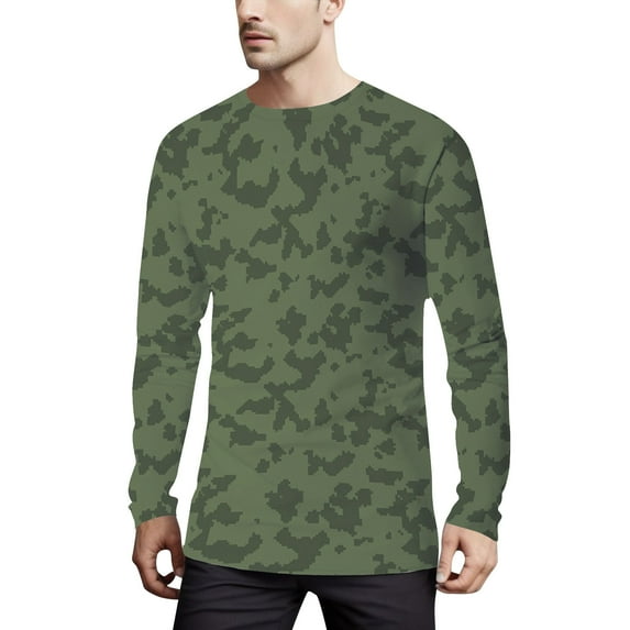 Zshosam Long Sleeve T-Shirt for Men(AG,L)