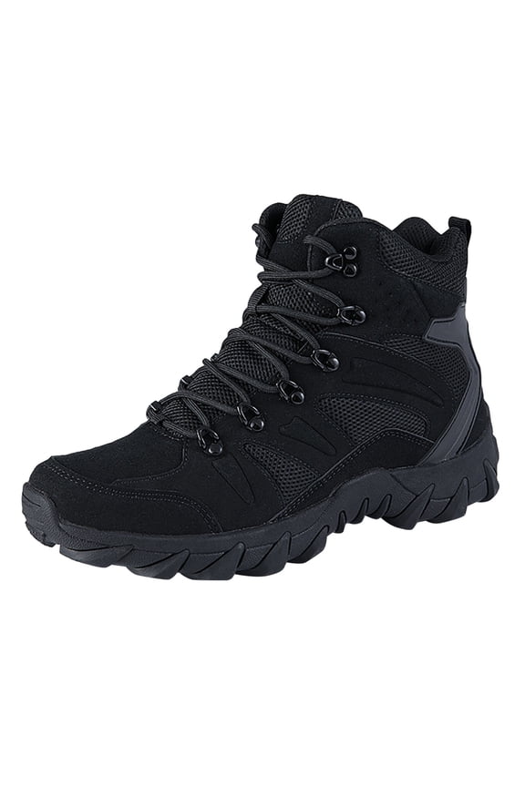 Men's Coldpack Therm Mid Waterproof Snow Boot(Black,39)