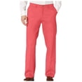 thumbnail image 1 of Zshosam Men's Comfort Waist Relaxed Fit Pleated Knockabout Chino Pants(Watermelon Red,M), 1 of 4