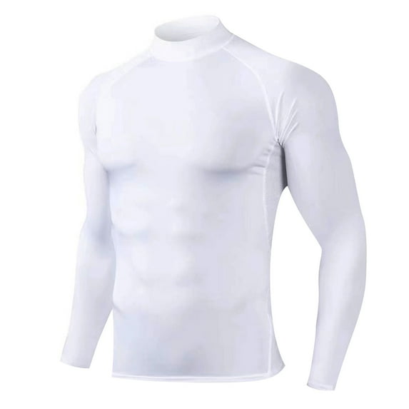 Zshosam Men's Heavy Weight Long Sleeve Thermal Shirt Crew Neck Top(WH2,XL)