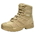 thumbnail image 1 of Zshosam Men's Snow Boots Insulated Waterproof Rugged Duty Outdoor Winter Boots(Khaki,46), 1 of 9