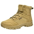 thumbnail image 1 of Zshosam Men's Snow Boots Insulated Waterproof Rugged Duty Outdoor Winter Boots(Yellow,45), 1 of 9