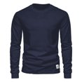 thumbnail image 1 of Zshosam Men's Turtleneck Long Sleeve Shirts Slim Fit Basic T-Shirt Lightweight Ribbed Pullover Sweater(Navy,M), 1 of 2