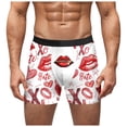 thumbnail image 1 of Zshosam Mens Boxer Shorts Printed Mens Underwear Men Boxer Short Underwear(Pink,XXL), 1 of 5