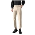 thumbnail image 1 of Zshosam Mens Pants Men's Comfort Classic Fit Pleat Front Dress Pant for Men(Beige,32), 1 of 9