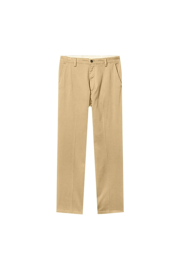 Mens Pants Men's Skinny-Fit Casual Stretch Chino Pant(Khaki,31)