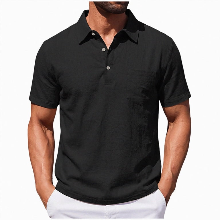 新品】CPG GOLF Big Collar Short sleeve POLO Zshosam Mens Short Sleeve Polo Shirts Premium Golf Shirts for Men