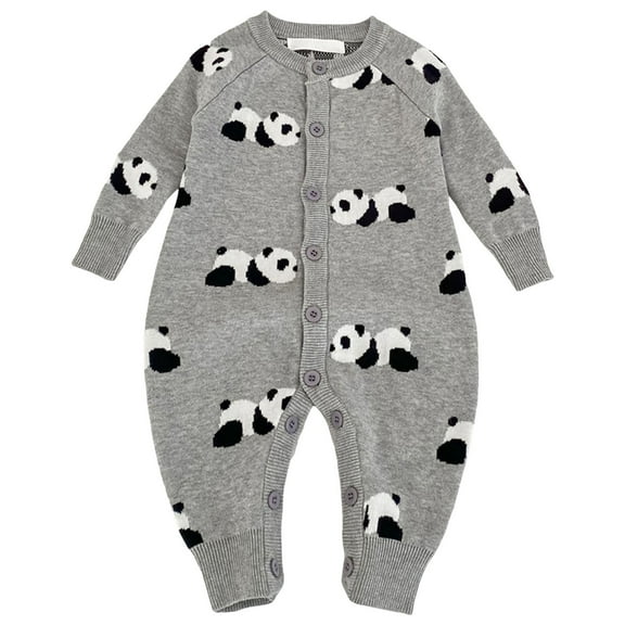 Zshosam Neutral Baby Clothes Winter Baby Pajamas Infant Sleepers Newborn Girl Boy Clothes Rompers Jumpsuit Jumpsuit Size 3 6 Months,(Grey 3-6 Months)