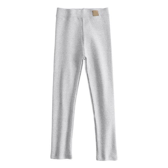 Zshosam Pants for Girls Baby & Toddler Leggings - Soft Blend, Durable & Perfect for Every Adventure Size 7T 8T,(Light Gray 7-8 Years)