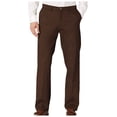 thumbnail image 1 of Zshosam Pants for Men Men's Classic-Fit -Resistant Flat-Front Chino Pant(Coffee,S), 1 of 4