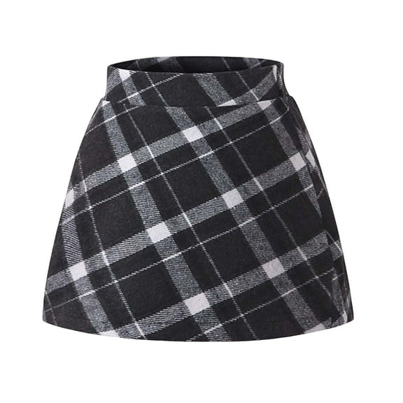Zshosam Pleated Skirts for Girls Skirts for Girls Pleated Skirt A-line Tennis Outfits High Waisted School Uniform Skirts with Shorts Size 3T 4T,(H 3-4 Years)