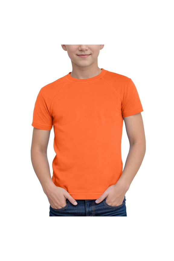 Shirt Kids Toddler Baby Boys T-Shirts Graphic Tee Tops Side Kids Clothes Size 3T 4T,(Orange 3-4 Years)