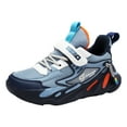 thumbnail image 1 of Zshosam Shoes for Kids Boys Boys Sneakers Kids Lightweight Breathable Strap Athletic Running Shoes for Toddler/Little Kid/Big Kid Size 11.5,(Light Blue Little Kids 11.5), 1 of 9