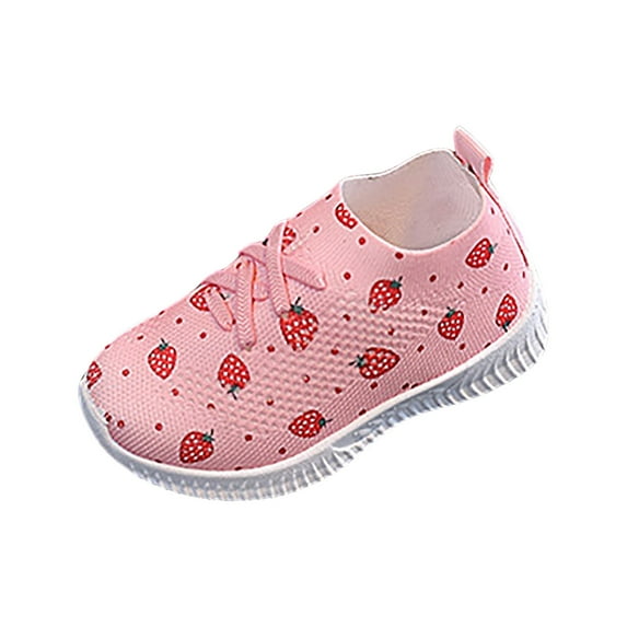 Zshosam Shoes for Big Girls Girls Lightweight Sneakers Kids Running Shoes, Breathable Walking Shoes for Toddler Kid Size 6,(Pink Toddler 6)