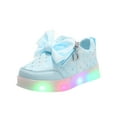 thumbnail image 1 of Zshosam Shoes for Girls Kids Fashion Sneaker Athletic Running Shoe with One Strap Girls (Blue,10.5), 1 of 4