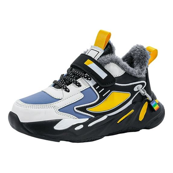 Zshosam Shoes for Kids Boys Toddler Shoes Boys Girls Lightweight Sneakers Shoes Casual Walking Shoes Size 7,(Black Big Kids 7)