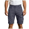 thumbnail image 1 of Zshosam Shorts for Men Casual Men's Extreme CAsual Shorts Sumemr Motion Flat Front Short (Dark Gray,S), 1 of 9