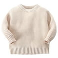 thumbnail image 1 of Zshosam Sweaters for Teens Girls Girls Crewneck Sweaters Pullover Kids Toddlers Long Sleeve Tops Size 5T 6T,(Khaki 5-6 Years), 1 of 8