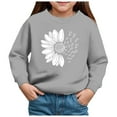 thumbnail image 1 of Zshosam Sweatshirts for Teens Girls Boys Girls Crewneck Sweatshirts Toddler Baby Sweatshirt Soft Long Sleeve Active Pullover Tshirts,Grey 2 Years, 1 of 4