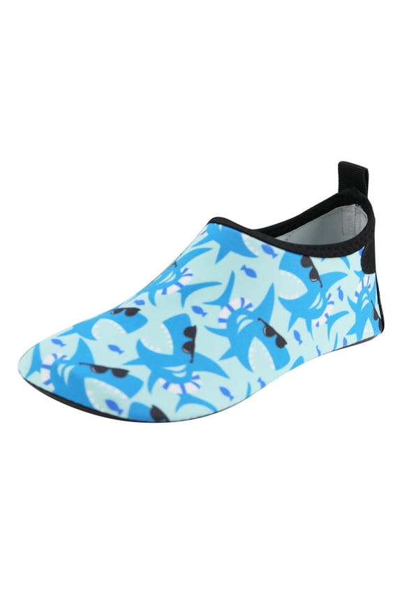 Swim Shoes for Kids Toddler Boys Girls Water Shoes Baby Aqua Pool Swim Slip On Quick Dry Beach Shoes Size 6,(Blue Toddler 6)