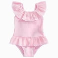 thumbnail image 1 of Zshosam Swimsuits Girls Toddler Baby Girl Swimsuit Infant Bathing Suit Newborn One Piece Swimwear Cute Summer Beach Swim Suit Size 4T 5T,(Pink 4-5 Years), 1 of 6