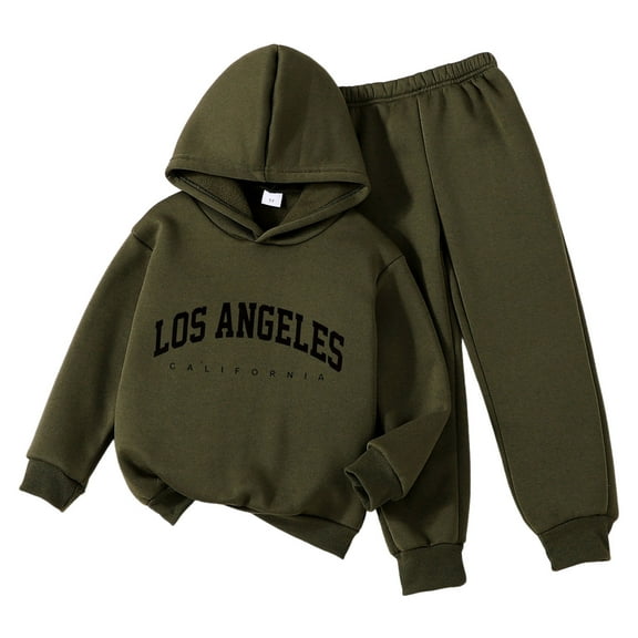 Zshosam Teen Girl Clothes Toddler Baby Girl Kid Fall Winter Long Sleeve Hoodies Sweatshirt Clothes Set Size 3T 4T,(AG 3-4 Years)