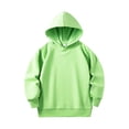 thumbnail image 1 of Zshosam Teen Girl Hoodies Hoodies for Teen Girls Trendy Long Sleeve Cute Sweatshirts Tops Winter Clothes Size 18 24 Months,(Light Green 18-24 Months), 1 of 3