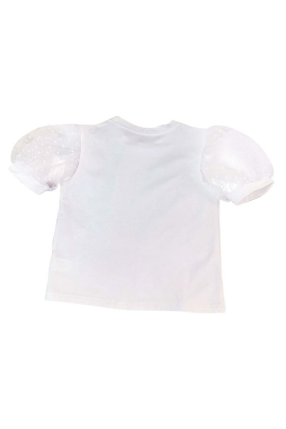 Teen Girl Shirts T-Shirt Toddler Boy Shirt Short Sleeve Raglan Kid Tee Top Size 1T 2T,(White 1-2 Years)