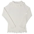 thumbnail image 1 of Zshosam Teen Girl Sweater Girls Sweaters Casual Kids Pullover Sweater Crew Neck Long Sleeve Knit Top for Girl Toddler Teen Size 18 24 Months,(White 18-24 Months), 1 of 7