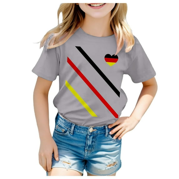 Zshosam Tie Dye Shirt Kids Toddler Boys Girls Shirts Colorful Letter T-Shirt Kids Funny Summer Tees Tops Size 8T 9T,(Light Gray 8-9 Years)