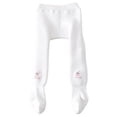 thumbnail image 1 of Zshosam Tights for Girls Girls Ribbed Leggings Kids Stretchy Warm Tights Ruffles Knit Pants Size 6 12 Months,(White 6-12 Months), 1 of 9