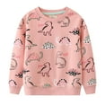 thumbnail image 1 of Zshosam Toddler Baby Girls Sweatshirts Casual Pullover Crewneck Winter Tops Clothes(Pink,4 Years), 1 of 5