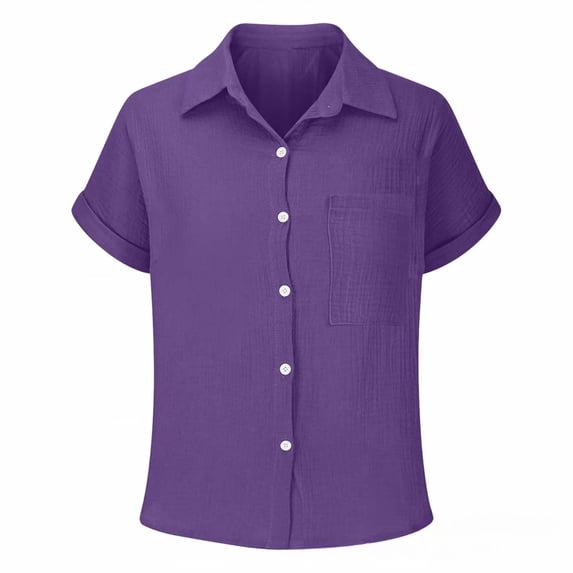 Zshosam Toddler Boy Button Up Shirt Toddler Boys Hawaiian Shirt Kids Short Sleeve Button Down T Shirts Little Boy Beach Clothes Tops Size 5T 6T,(Dark Purple 5-6 Years)