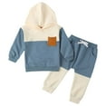 thumbnail image 1 of Zshosam Toddler Boy Clothes Fall Boys Clothes Boy's Pants Set Long Sleeve Hoodie and Pants 2PC Boy Fall Winter Clothes Size 18 24 Months,(Blue 18-24 Months), 1 of 8