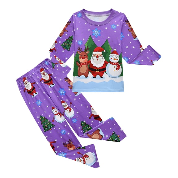 Zshosam Toddler Girl Christmas Clothes Fall And Winter Girl Clothes Toddler Fall Winter Outfit Pullover Sweatshirt   Joggers Pants Set Size 10T 12T,(Purple 10-12 Years)