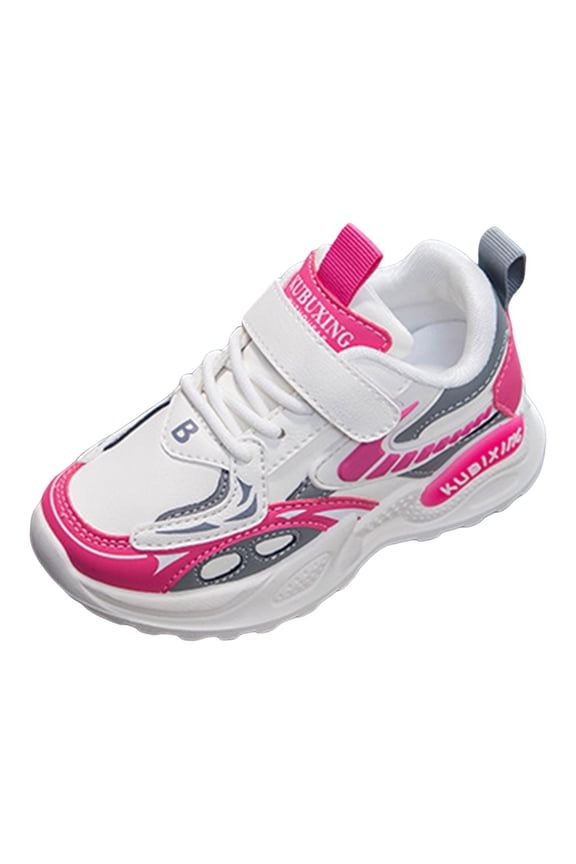 Toddler Girl Footwear Fashion Sneakers Shoes for Girls Everyday Wear Size 12.5,(Pink Little Kids 12.5)