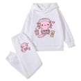 thumbnail image 1 of Zshosam Toddler Girls Clothing Sets Girls Clothes Crop Pullover Sweatshirt 2 Piece Outfits Leggings Pants Kids Clothing Size 5T 6T,(White 5-6 Years), 1 of 5