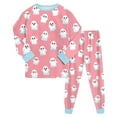 thumbnail image 1 of Zshosam Toddler Pajamas Boys 2 Piece Pajamas for Toddler Baby, Boys Girls Snug Fit Pajamas Long Sleeve Sleeper Size 5T 6T,(Pink 5-6 Years), 1 of 8