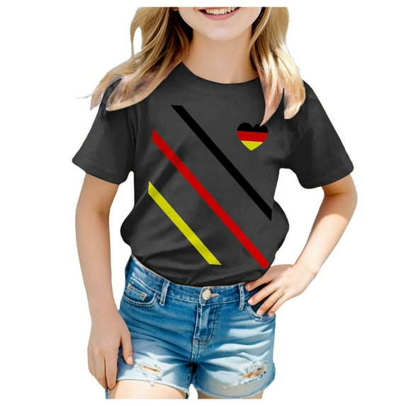 Zshosam Toddler Shirts Boys Girls Shirts Kids Cute Graphic Tshirts Short Sleeve Tee Tops Size 12T 13T,(Dark Gray 12-13 Years)
